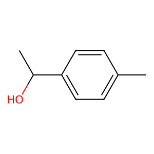 Structure of 1-(4-methylphenyl)-ethanol