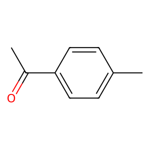 Structure of 1-(4-methylphenyl)-ethanone