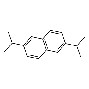 Structure of 1-(methylethyl)-naphthalene