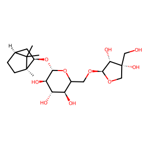 Structure of 1-borneol