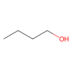 Structure of 1-butanol