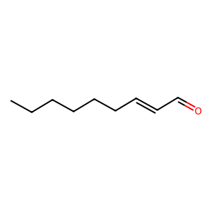 Structure of (2e)-nonen-1-al