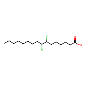 Structure of 1-chloro hexadecane