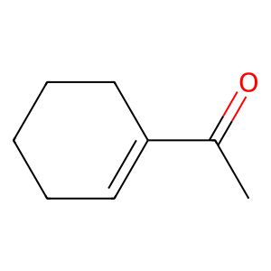 Structure of 1-cyclohexen-1-yl-methyl ketone
