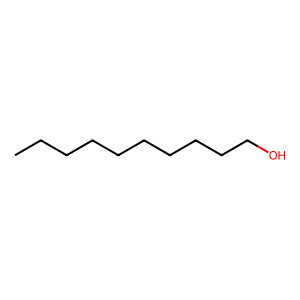 Structure of 1-decanol