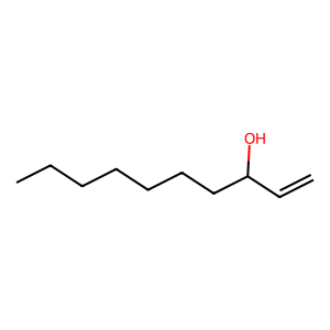 Structure of 1-decen-3-ol