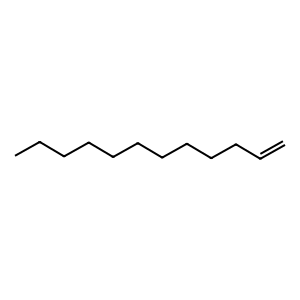 Structure of 1-dodecene