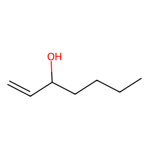 Structure of 1-hepten-3-ol