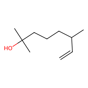 Structure of 1-heptenol