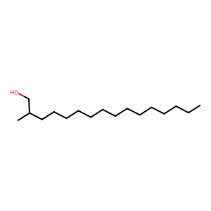 Structure of 1-hexadecanol, 2-methyl-