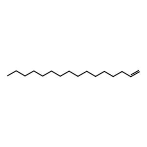 Structure of 1-hexadecene