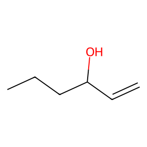 Structure of 1-hexen-3-ol