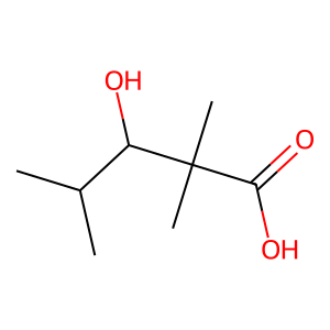Structure of 1-hydroxy-2,4,4-trimethyl-pent-3-ylisobutyrate