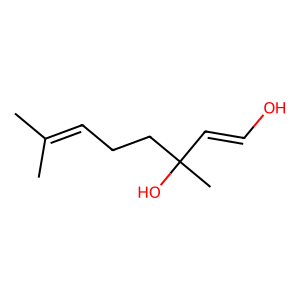 Structure of 1-hydroxylinalool