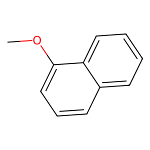 Structure of 1-methoxy naphthalene