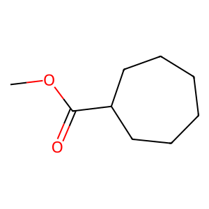 Structure of 1-methyl cycloheptanal