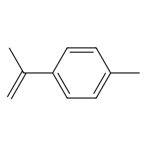 Structure of 1-methyl-4-propenylbenzene
