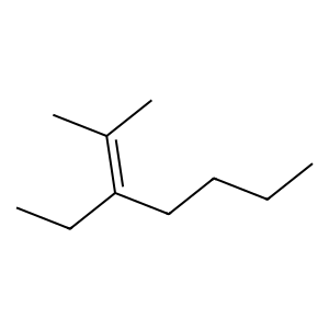 Structure of 1-methylhept-2-ene