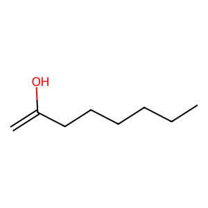 Structure of 1-octen-2-ol