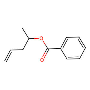 Structure of 1-octen-3-ol benzoate