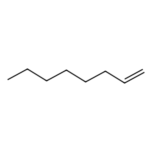 Structure of 1-octene