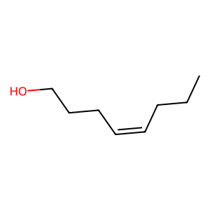 Structure of 1-octenol