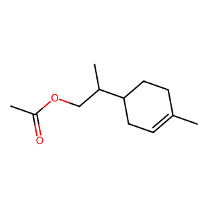 Structure of 1-para-menthene