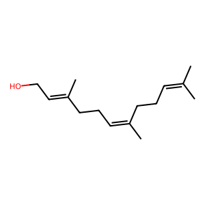 Structure of (2e, 6z)-farnesol