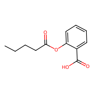 Structure of 1-pentanoyloxy-eugenol isobutyrate