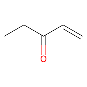 Structure of 1-penten-3-one