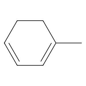 Structure of 1-pentyl-1,3-cyclohexadiene