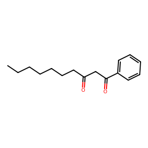 Structure of 1-phenyl-1 4-nonanedione