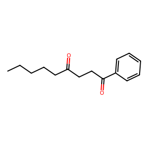 Structure of 1-phenyl-1,4-nonanedione