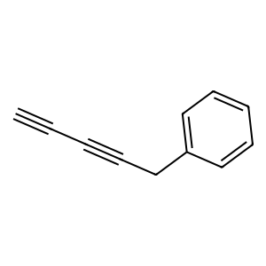 Structure of 1-phenyl-penta-2,4-diyne