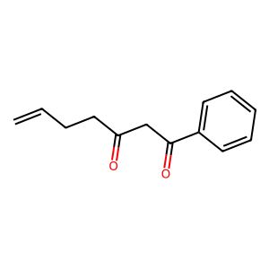 Structure of 1-phenylhept-5-ena-1,3-diyne