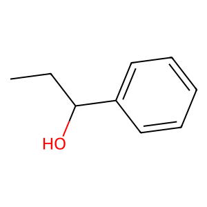 Structure of 1-phenylpropanol