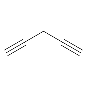 Structure of 1-phyenyl-penta 2,4-diyne