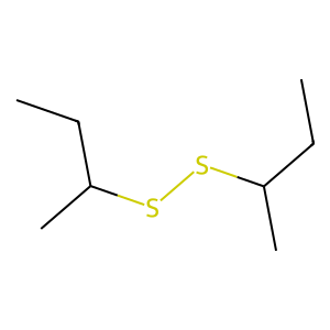 Structure of 1-propylsec-butyl-disulfide
