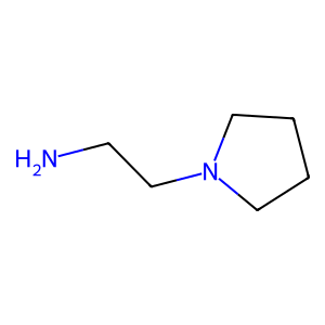 Structure of 1-pyrrolidine ethanamine