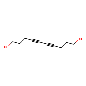 Structure of 1-sencionyloxy-decadiyn-(4,6)-diene(2e,8e)