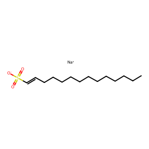 Structure of 1-tetradecenea