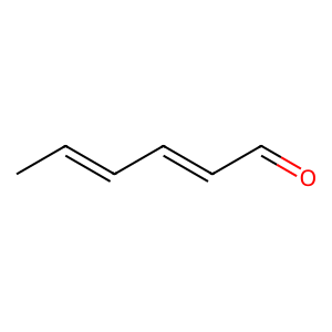 Structure of (2e,4e)-hexa-2,4-dienal