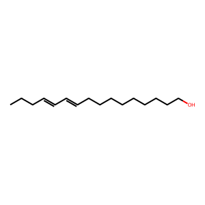 Structure of 10,12-hexadecadien-1-ol