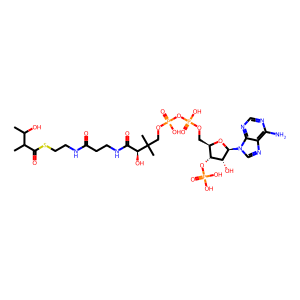Structure of 10-(2-methylbutyryloxy)-8,9-didehydrothymol isobutyrate
