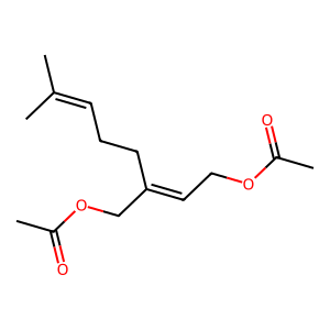 Structure of 10-acetoxyneryl acetate
