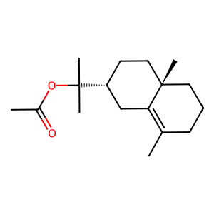 Structure of 10-epi-gamma-eudesmol acetate