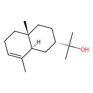 Structure of 10-epi-y-eudesmol +1,10-di-epi-cubenol