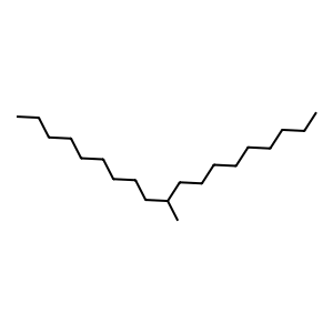 Structure of 10-methylnonadecane