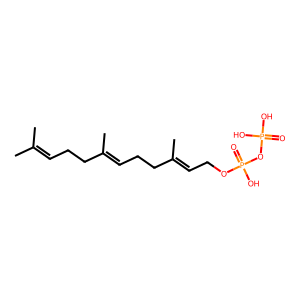Structure of (2e,6e) farnesol