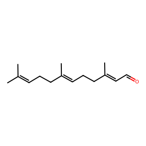Structure of (2e,6e)-farnesal